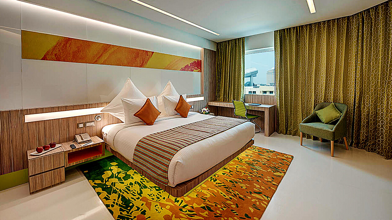 King Bed Junior Suites with a large living area