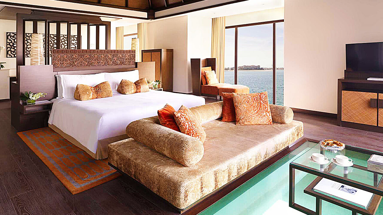 One King size Bedroom over water villa
