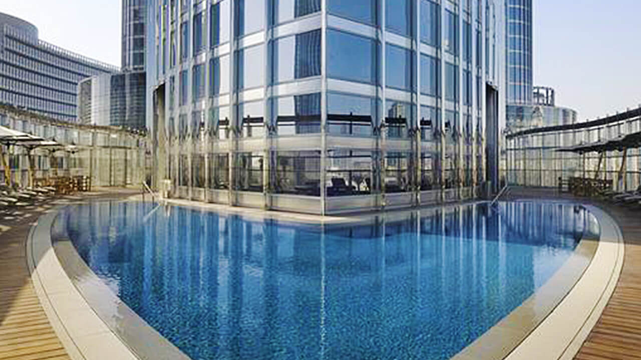 armani swimming pool