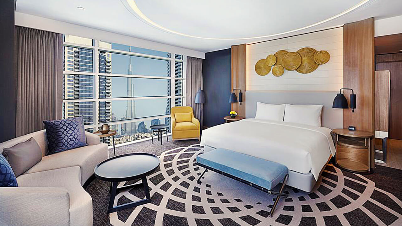 King Deluxe Room with Burj Khalifa View