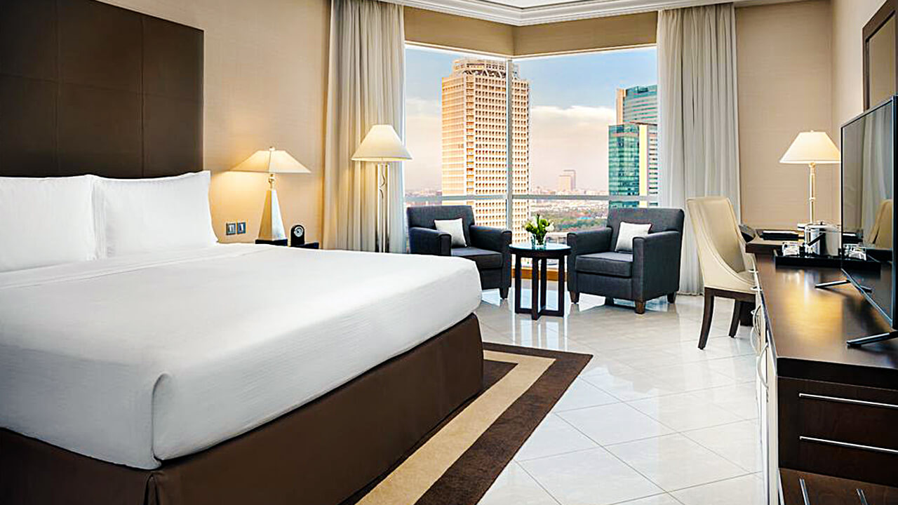 Fairmont King BedRoom with City view