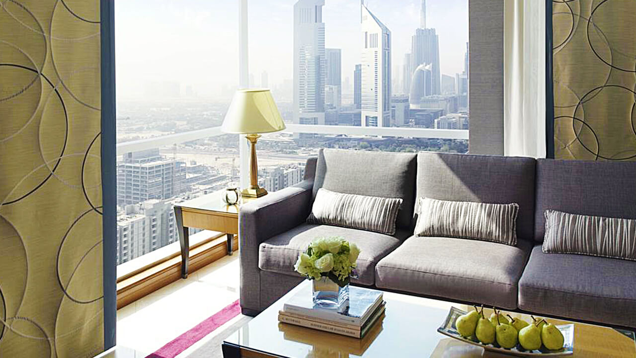 Fairmont Gold Junior Suite Lounge Access with city view