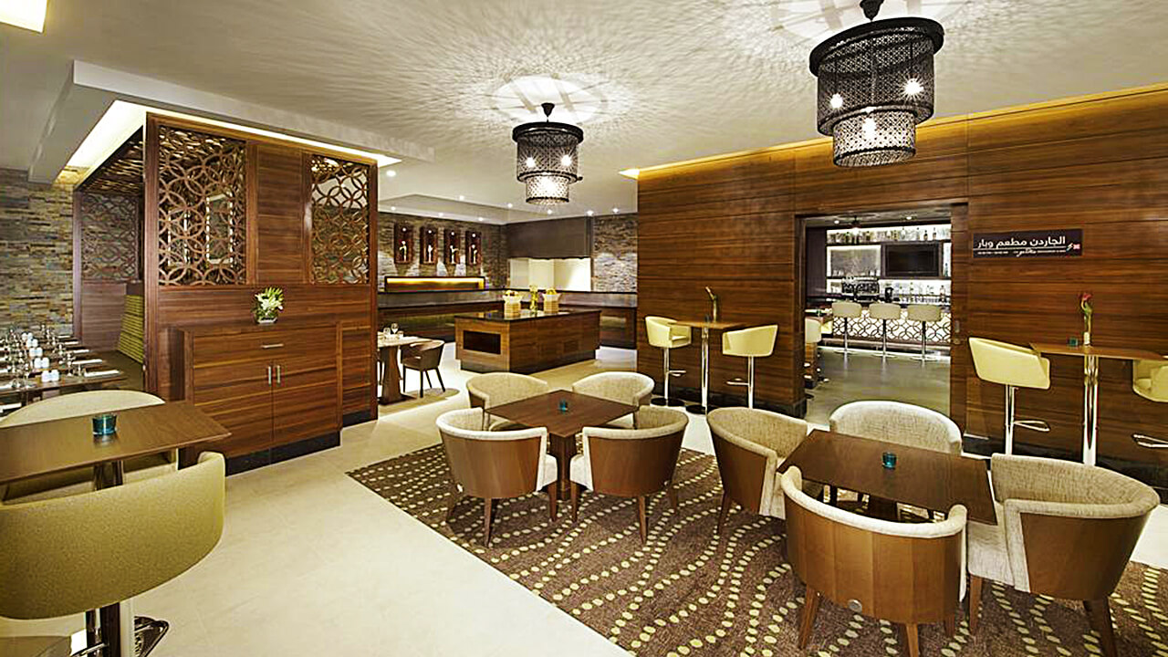 The Garden Grille restaurant Hilton Garden Inn Hotel Dubai