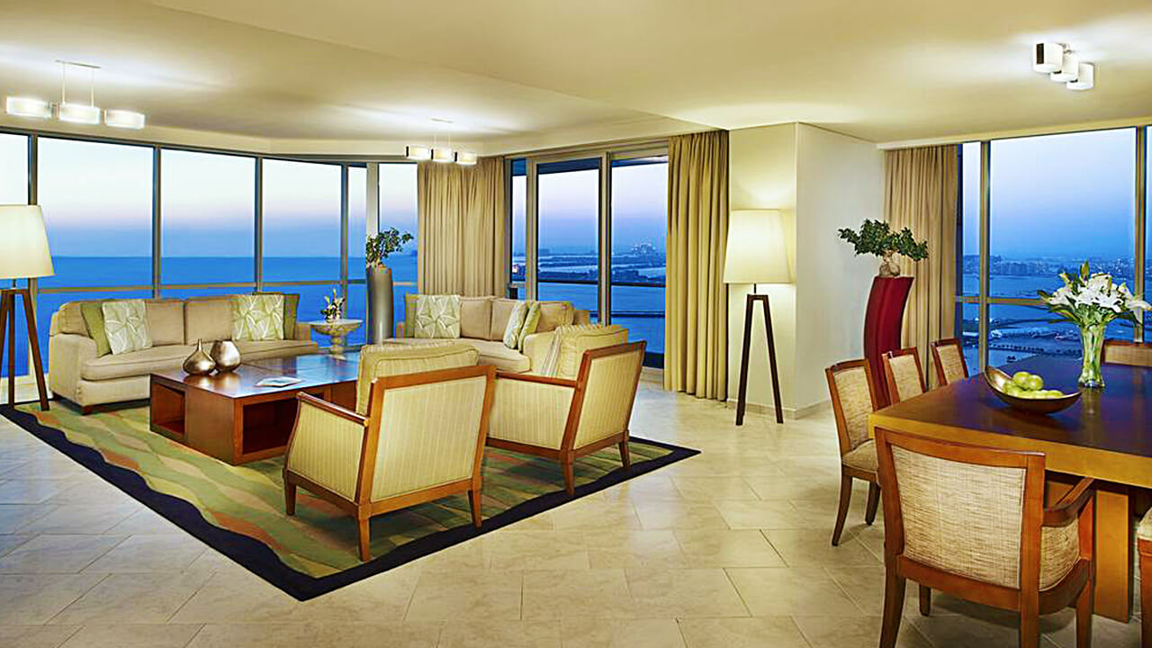 Premium Apartment seprate Living Room with Sea View