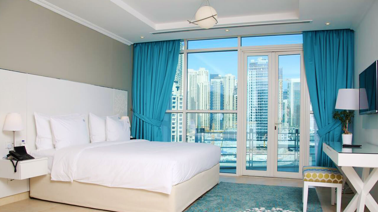 Jannah deluxe Studio with a stunning view of Dubai Marina