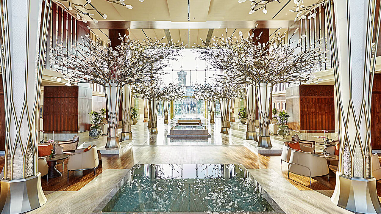 Mandarin Oriental Jumeira Dubai hotel exclusive look lobby