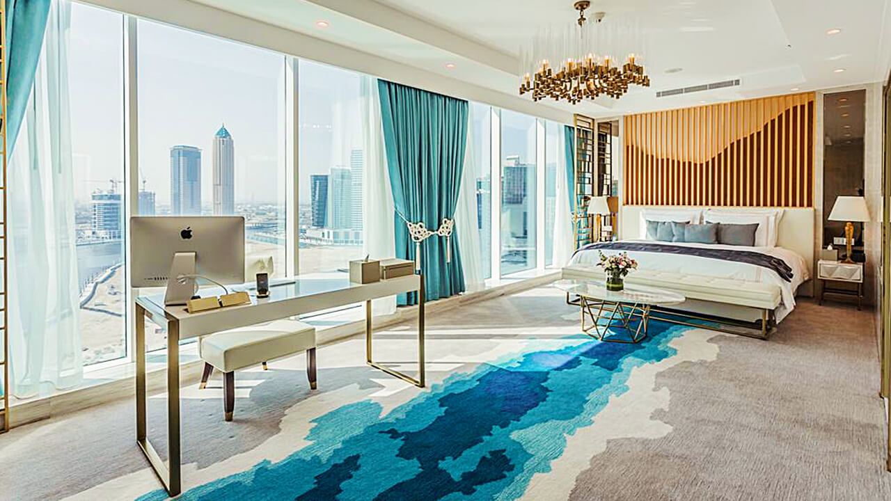 Presidential Suite - spacious and elegant king bedroom